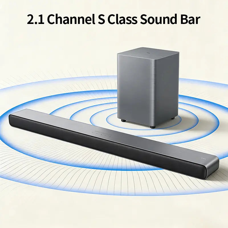 TCL S55H 2.1 / S45H 2.0 Sound Bar with Wireless Subwoofer for Smart TV | Dolby Atmos DTS:X Auto Room Calibration| 220W Power Wireless Bluetooth Home Theater Audio | App Control & Remote Control | Latest Model