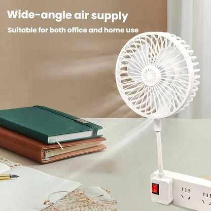 Portable Home Bedroom Fan with Space for Aromatherapy Tablets, 360-Degree Rotation, Flexible Gooseneck Plug, Energy-Saving Desktop Fan, Suitable for Kitchen, Bathroom, Dormitory, and Office — the Perfect Gift for Summer.