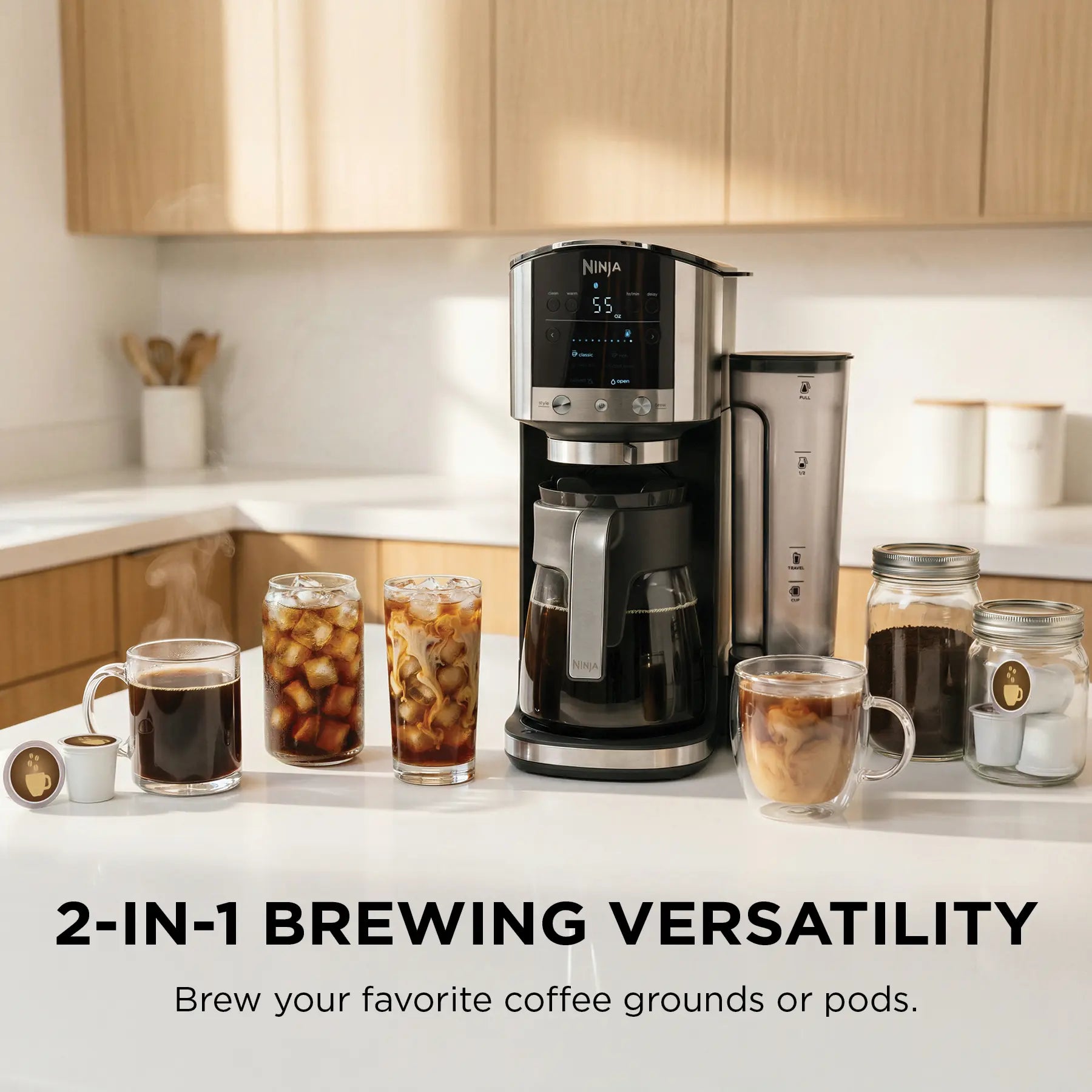 Ninja Dualbrew Coffee Grounds & Pods - GP161