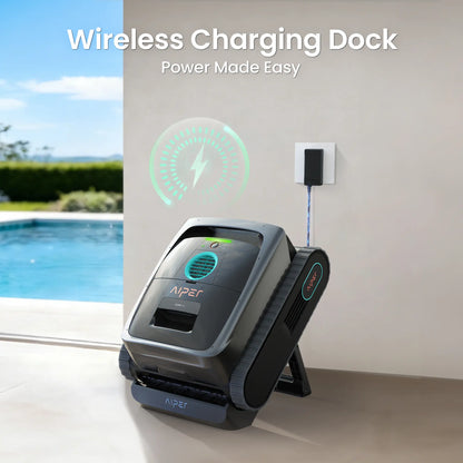 Aiper Scuba V3 Robotic Pool Cleaner, Wall & Waterline Cleaning, Cordless Pool Robot