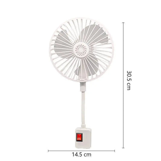 Portable Home Bedroom Fan with Space for Aromatherapy Tablets, 360-Degree Rotation, Flexible Gooseneck Plug, Energy-Saving Desktop Fan, Suitable for Kitchen, Bathroom, Dormitory, and Office — the Perfect Gift for Summer.